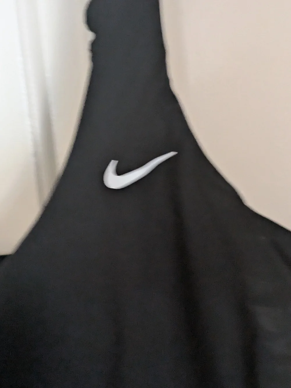 Nike Women’s Plus Size Black Scoop Neck Swim Tankini 1X